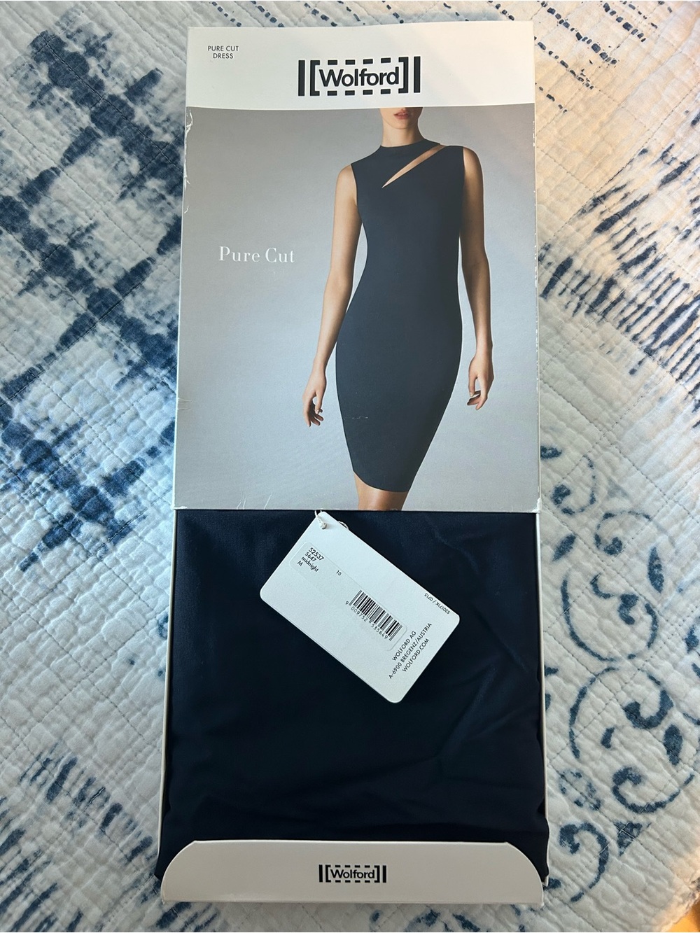 Wolford Pure Cut Women's Navy Blue Dress